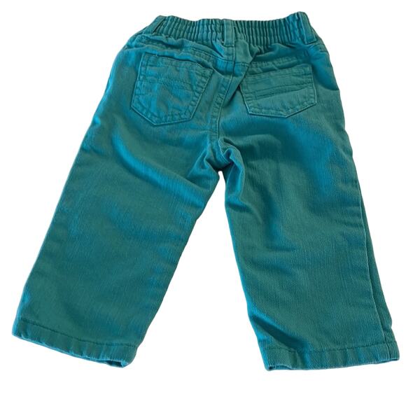 Koala Kids Jeans Teal Turquoise Denim Pants Size Baby 6m - Picture 2 of 3